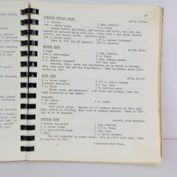 Vintage Island United Methodist Church Cookbook Muscatine IA Midwest Recipes - Picture 7 of 11